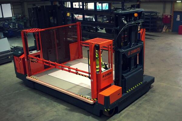 DIMOS-Elektro-Mehrwege-Kommissionierplattform