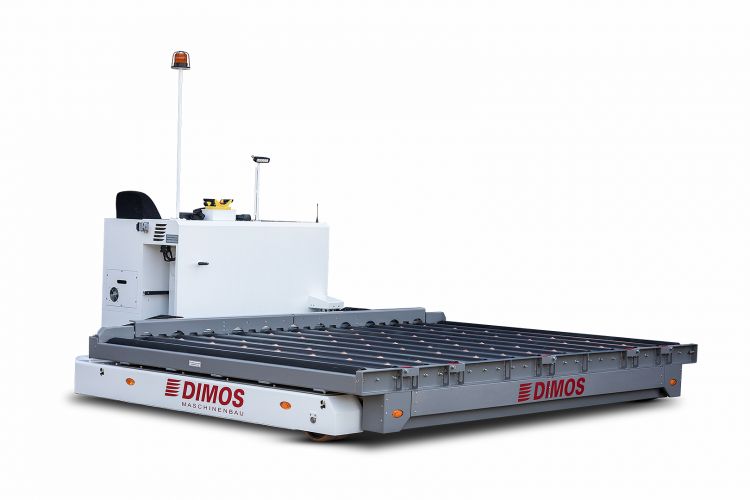 The Pallet Mover from DIMOS with roller deck